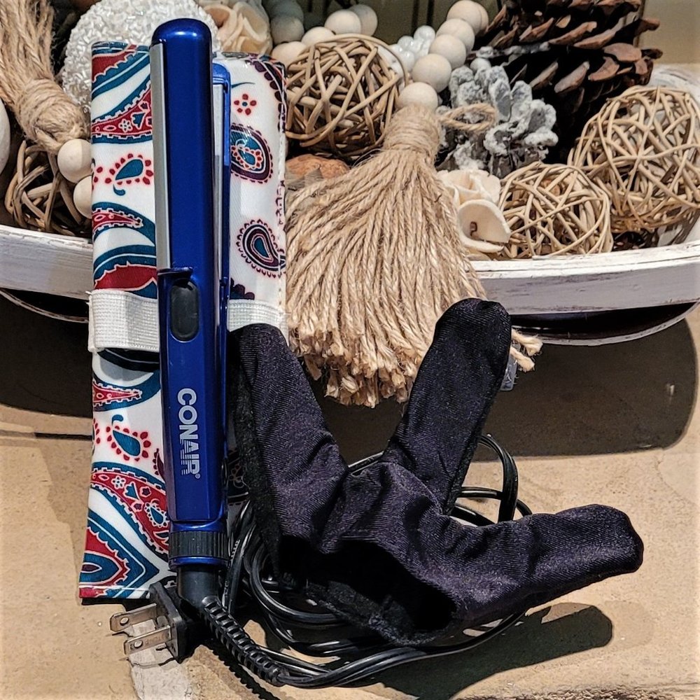 NWOT Conair Blue Mini 2-in-1 Ceramic Styler